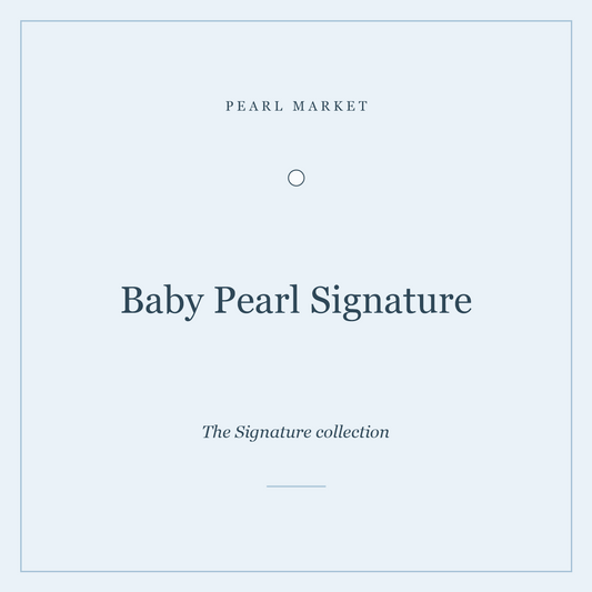 Baby Pearl Signature — gender-neutral newborn hamper with heirloom knit by Pearl Market