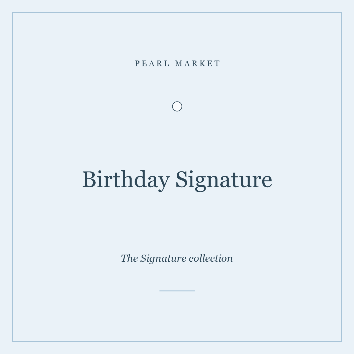 Birthday Signature — editorial birthday hamper by Pearl Market in Blush or Coastal