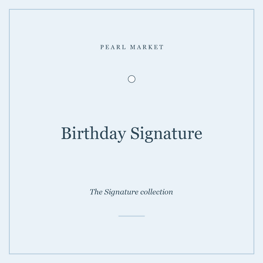 Birthday Signature — editorial birthday hamper by Pearl Market in Blush or Coastal