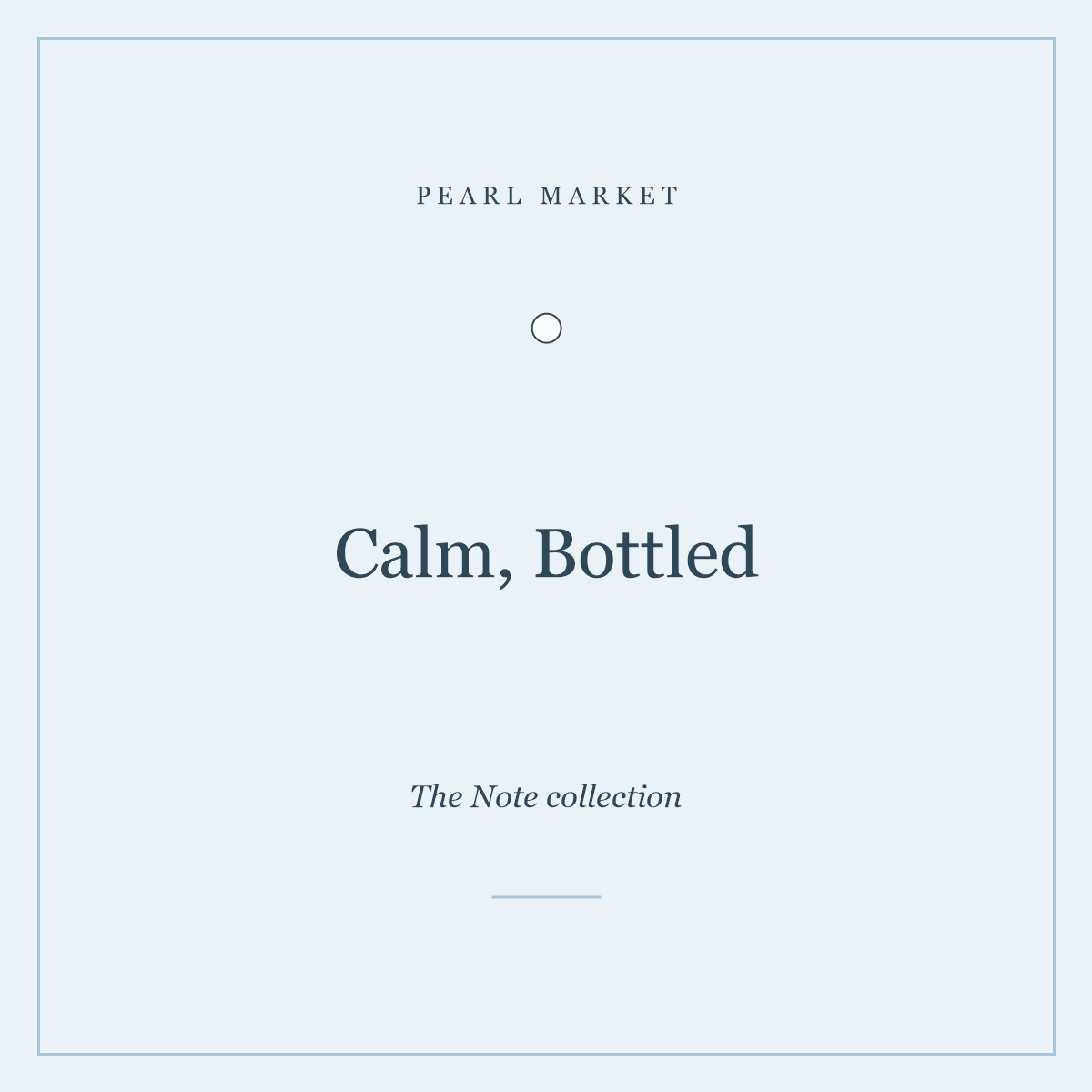 Calm, Bottled — bath soak, sleep tea and candle self-care box by Pearl Market