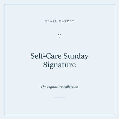 Self-Care Sunday Signature — candle, bath ritual and journal hamper by Pearl Market