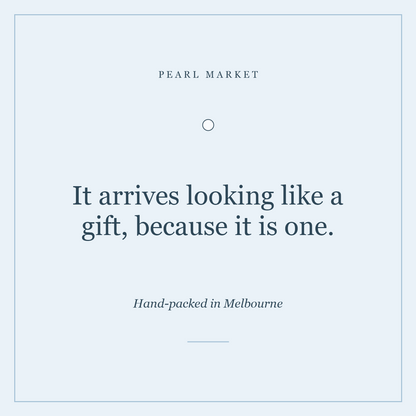 Pearl Market hampers arrive gift-ready, hand-packed in Melbourne